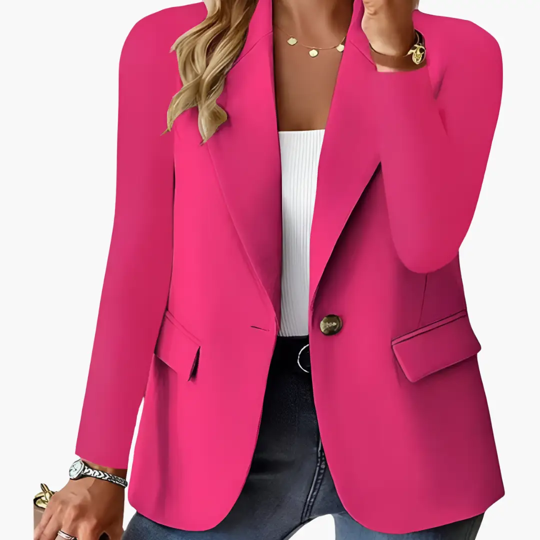 Celestine | Elegant Tailored Notched Lapel Blazer