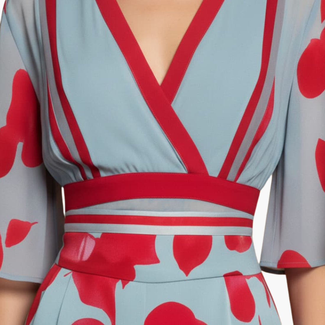 Ameliana | Romantic Floral Wrap Maxi Dress