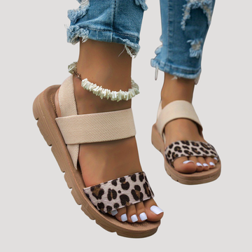 Florencia | Casual Leopard Print Comfortable Sandals