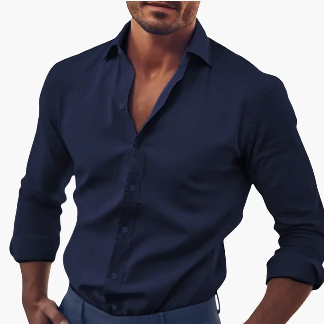 Lysander | Men's Smart Long Sleeve Button Down Shirt