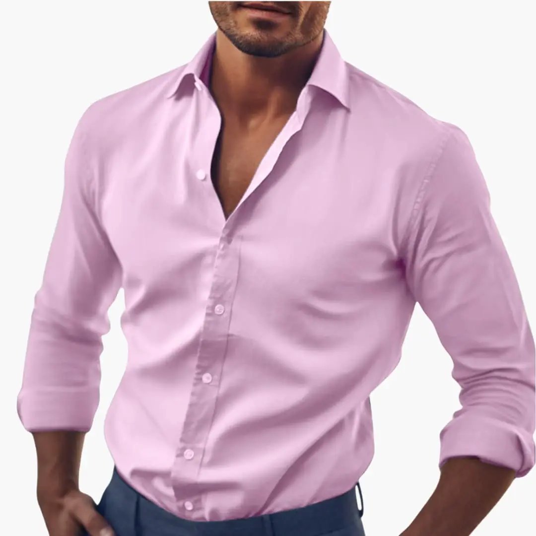 Lysander | Men's Smart Long Sleeve Button Down Shirt
