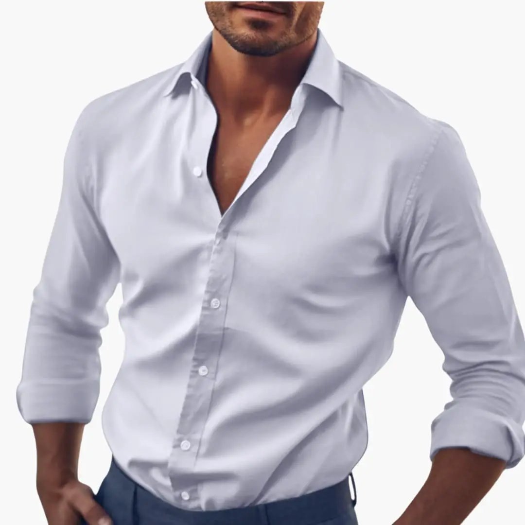 Lysander | Men's Smart Long Sleeve Button Down Shirt