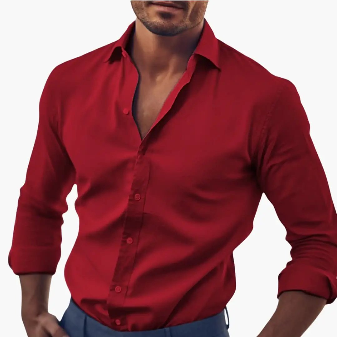 Lysander | Men's Smart Long Sleeve Button Down Shirt