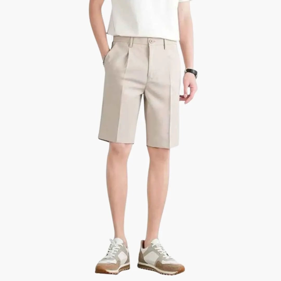 Caspian | Men's Smart Pleated Dress Shorts
