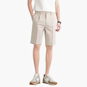 Caspian | Men's Smart Pleated Dress Shorts