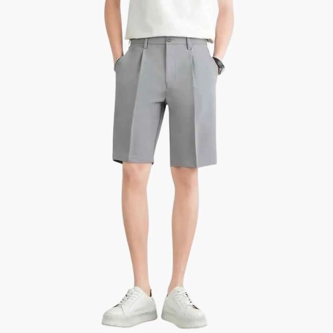 Caspian | Men's Smart Pleated Dress Shorts