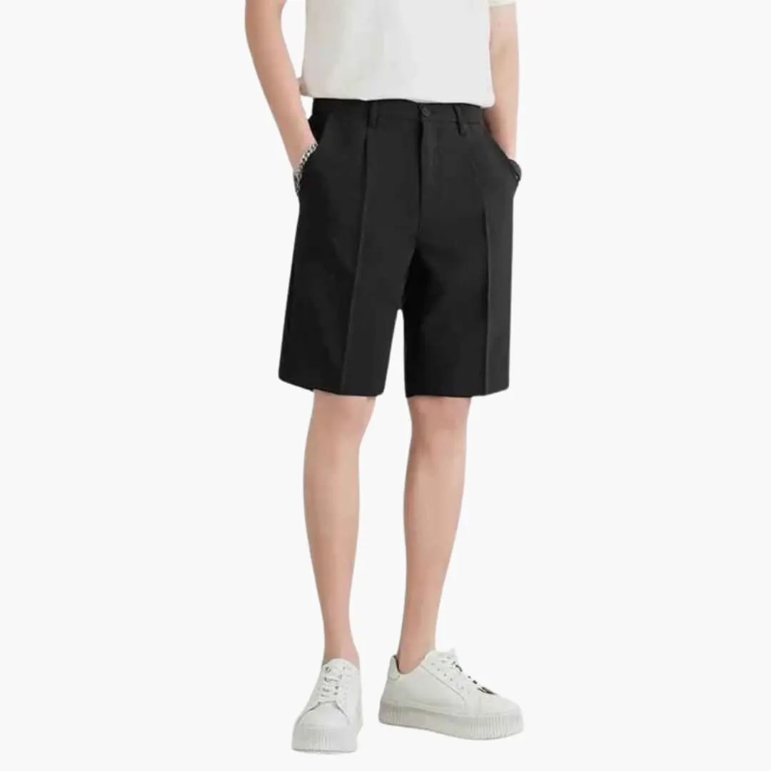 Caspian | Men's Smart Pleated Dress Shorts