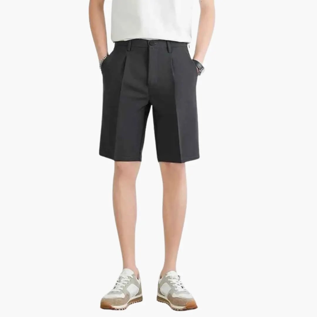 Caspian | Men's Smart Pleated Dress Shorts
