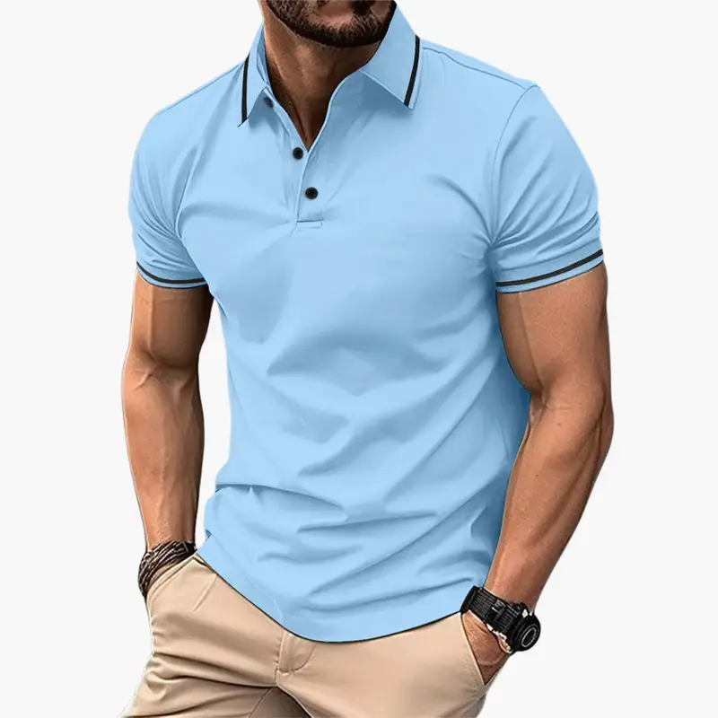 Caspian | Men's Smart Contrast Trim Polo