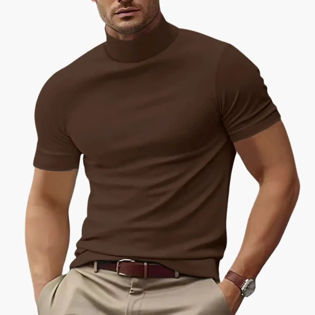 Maximus | Men's Classic Short Sleeve Turtleneck Top