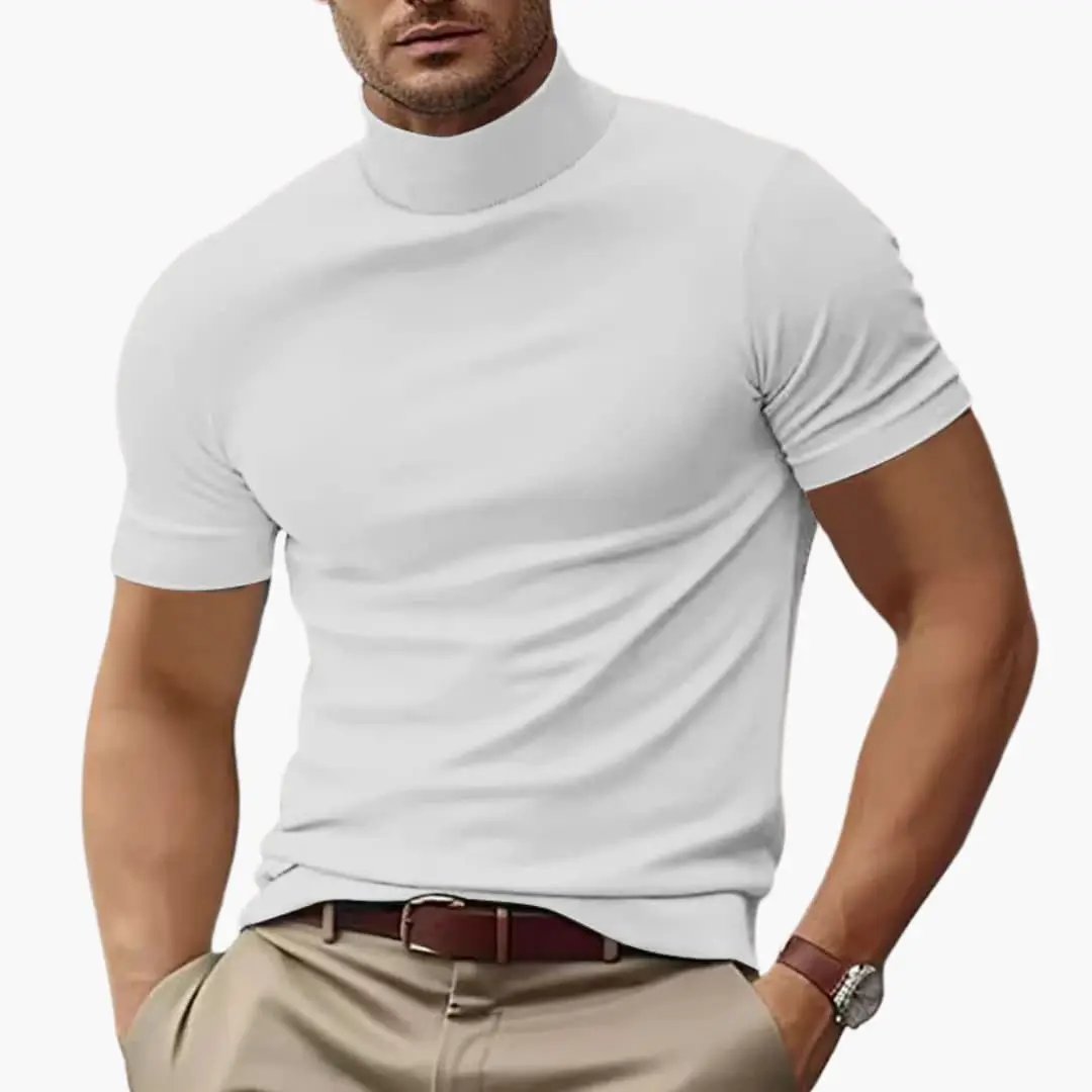 Maximus | Men's Classic Short Sleeve Turtleneck Top