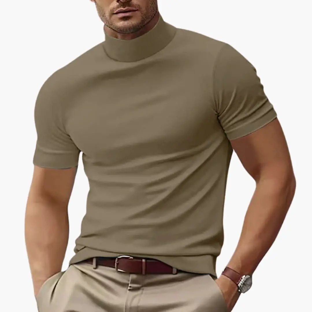 Maximus | Men's Classic Short Sleeve Turtleneck Top