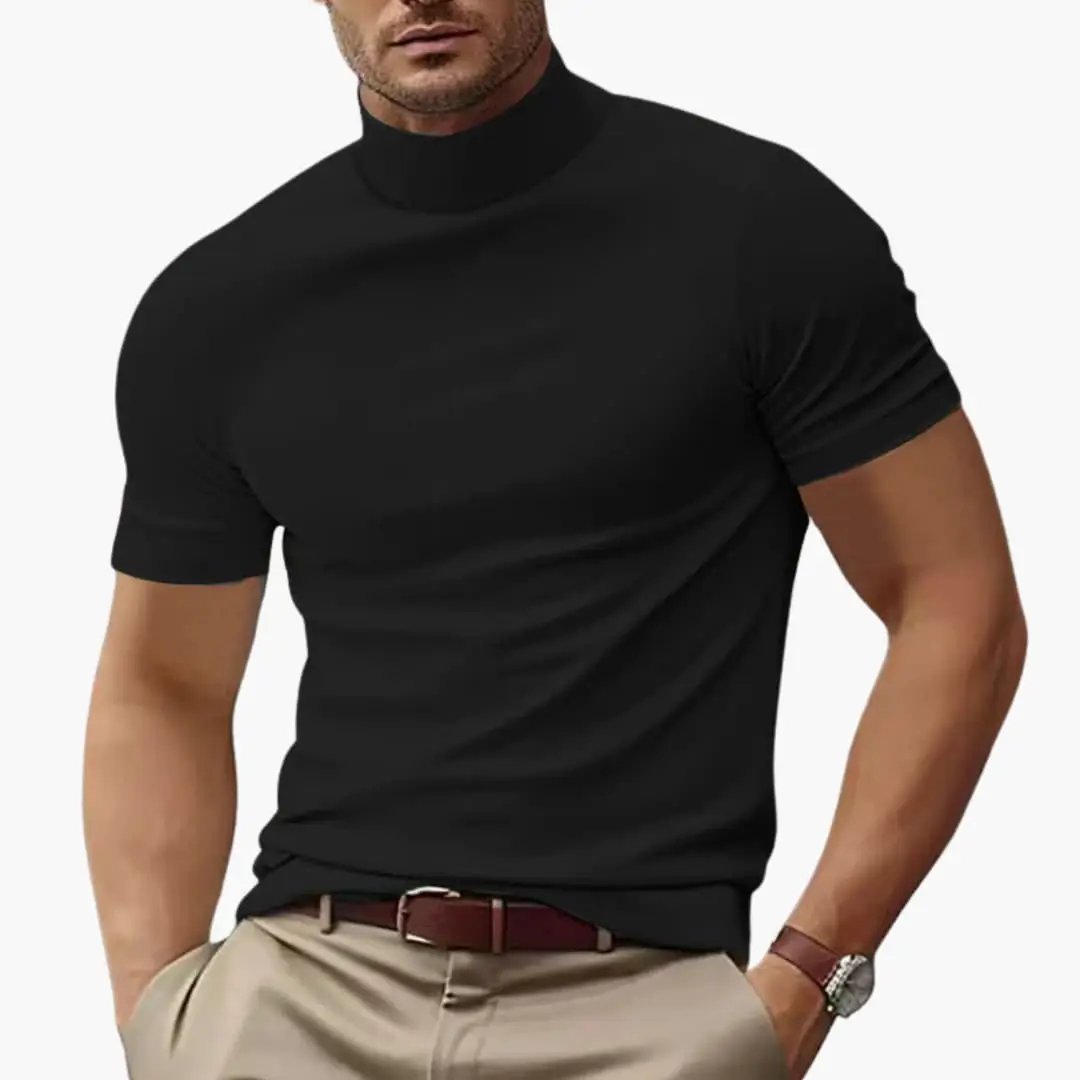 Maximus | Men's Classic Short Sleeve Turtleneck Top