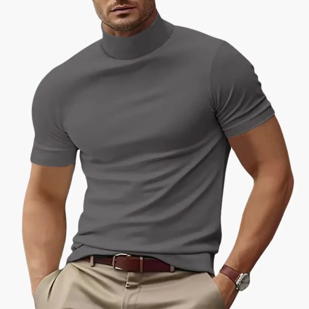 Maximus | Men's Classic Short Sleeve Turtleneck Top
