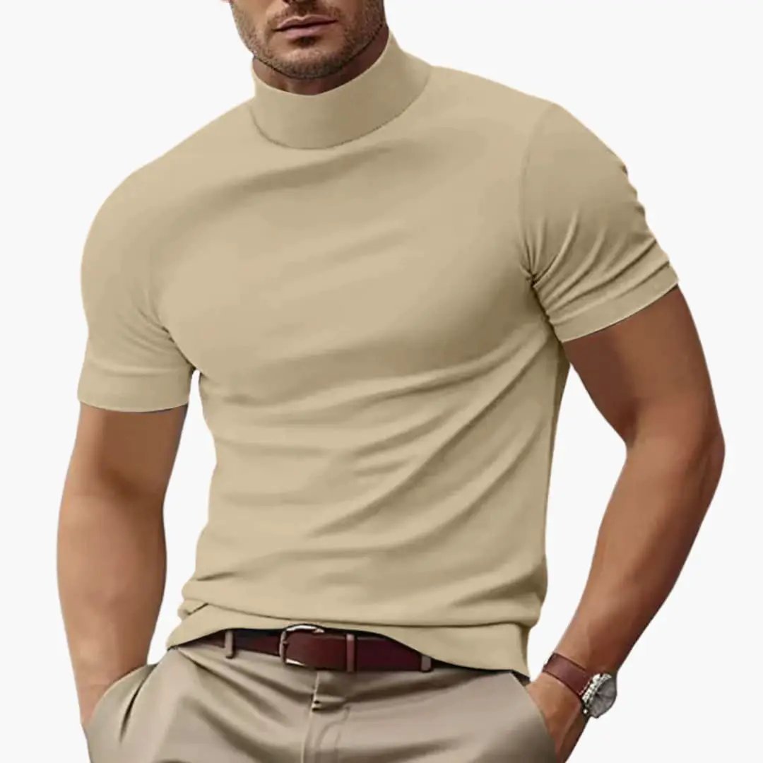 Maximus | Men's Classic Short Sleeve Turtleneck Top