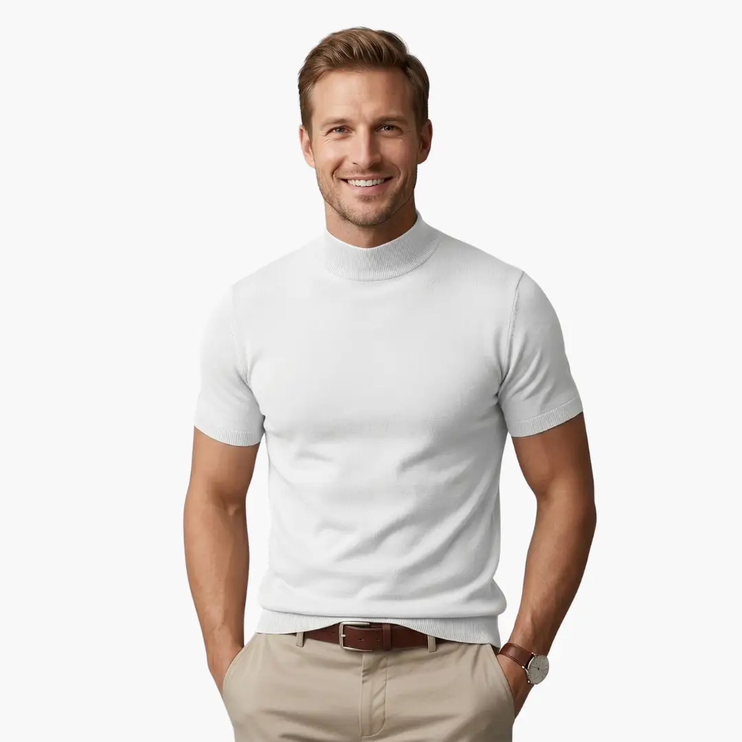 Maximus | Men's Classic Short Sleeve Turtleneck Top