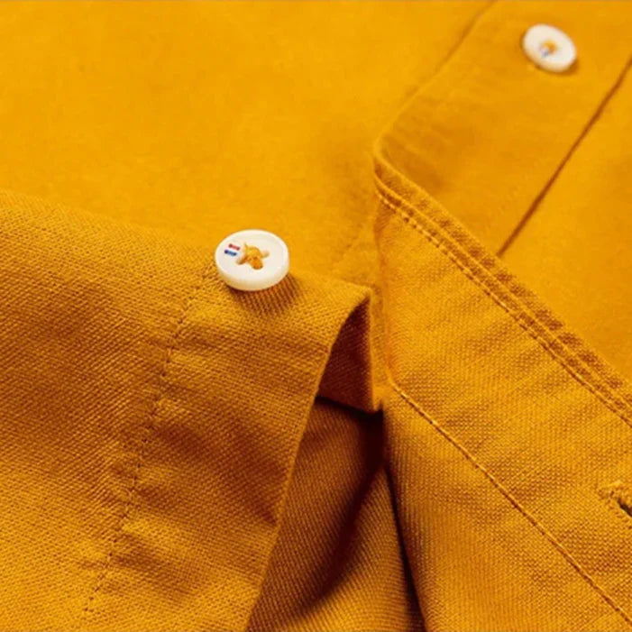 Maximilian | Men's Classic Band Collar Button Down Shirt