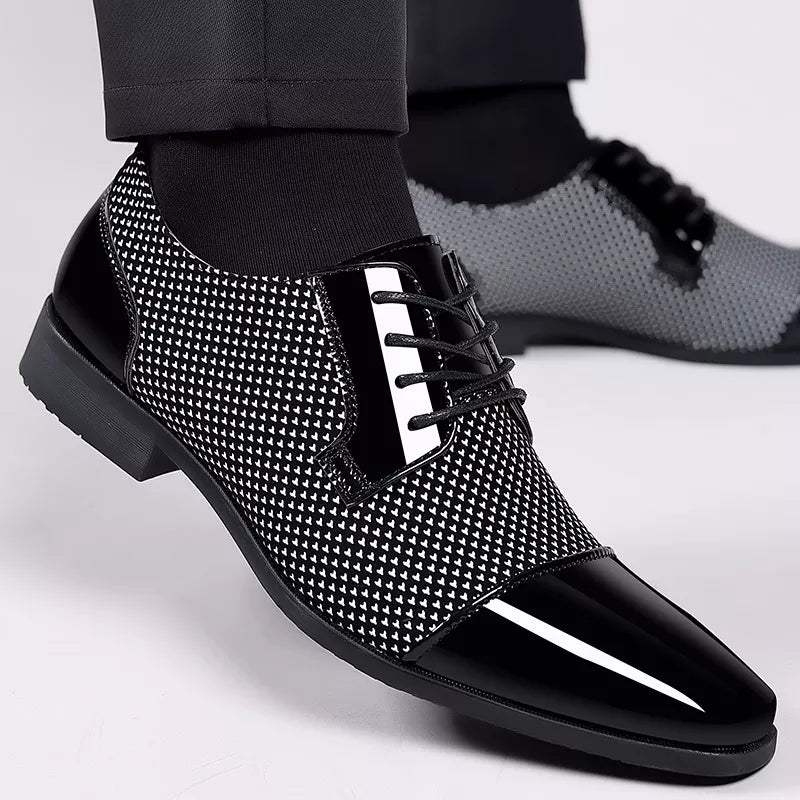 Sebastian | Men's Smart Contrast Oxford Dress Shoes