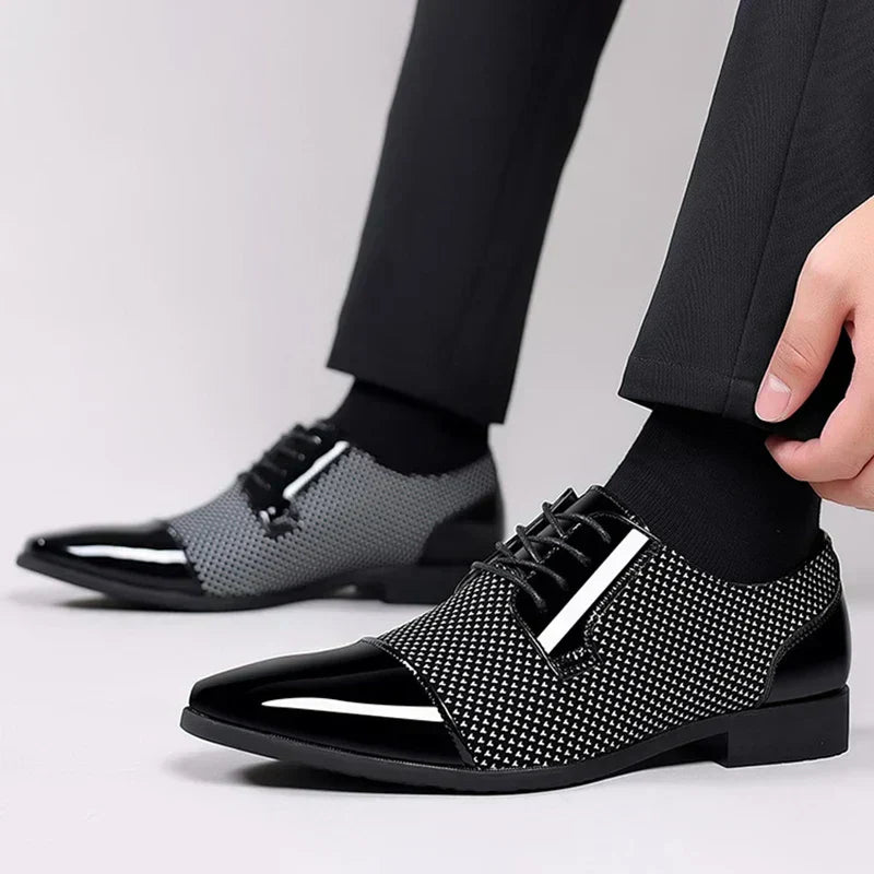 Sebastian | Men's Smart Contrast Oxford Dress Shoes