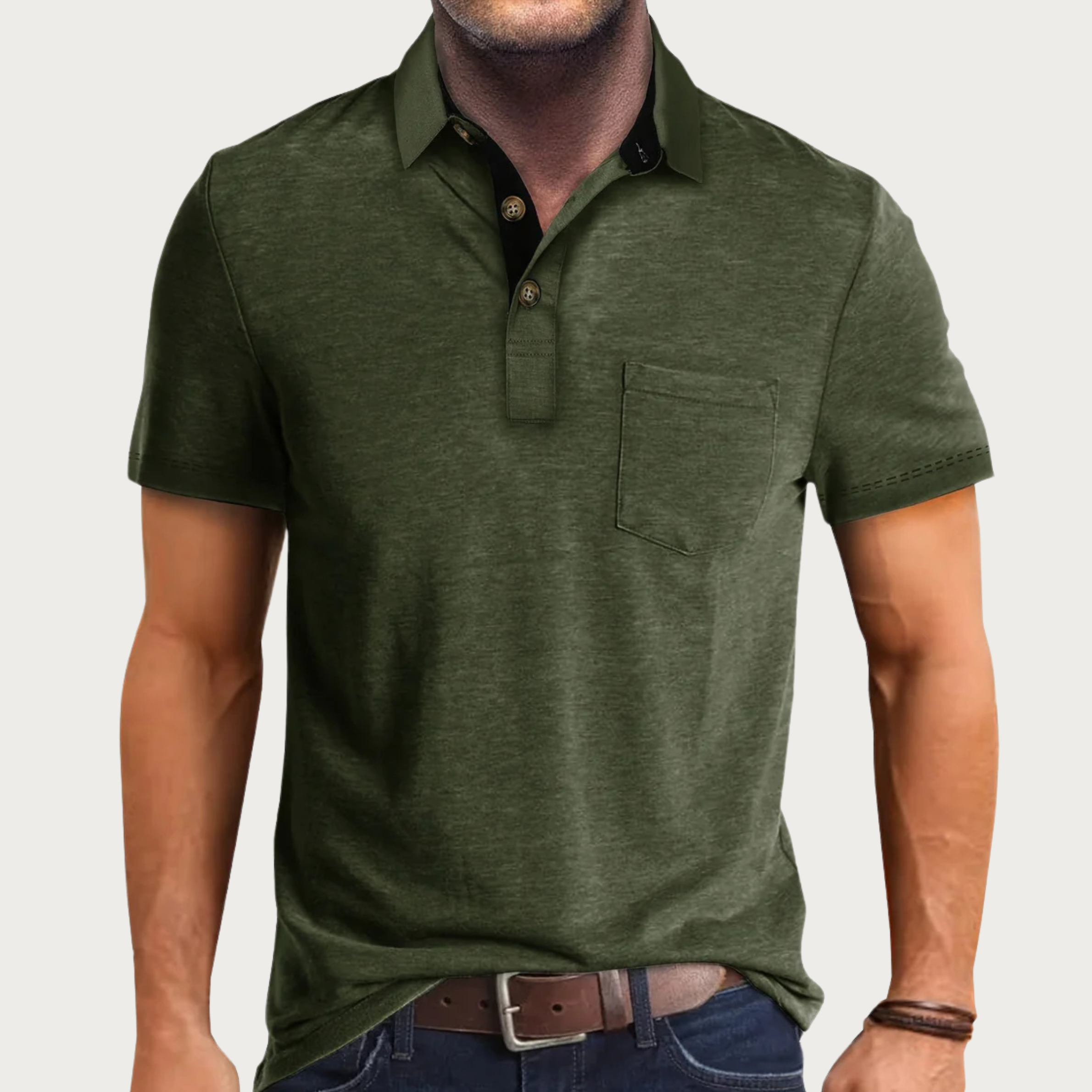Kieran | Men's Classic Chest Pocket Polo