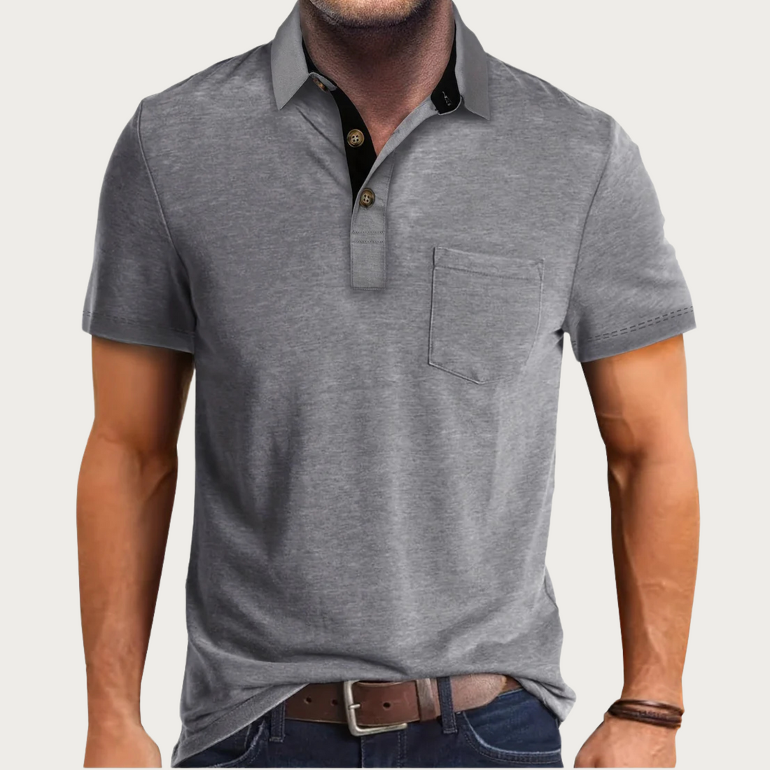 Kieran | Men's Classic Chest Pocket Polo