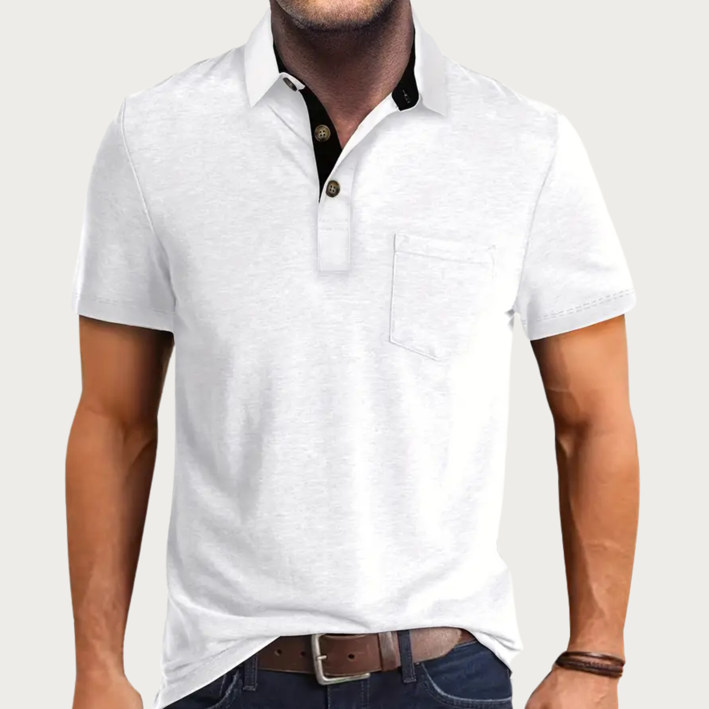 Kieran | Men's Classic Chest Pocket Polo