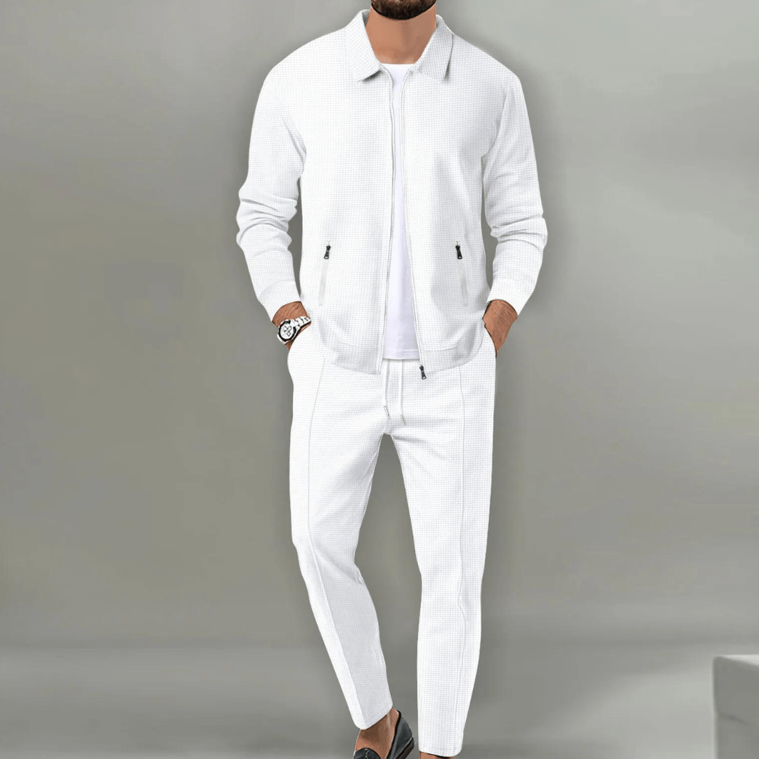Finnegan | Men's Casual Zip Jacket Two Piece Set