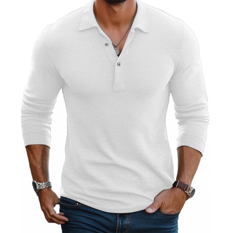 Thaddeus | Men's Classic Long Sleeve Polo