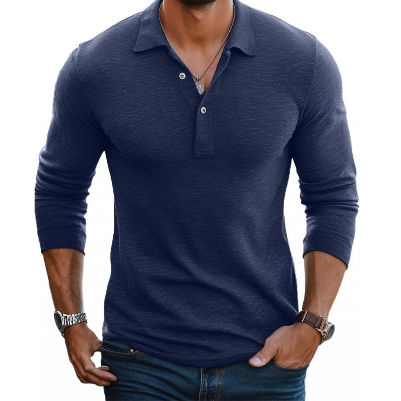 Thaddeus | Men's Classic Long Sleeve Polo