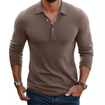 Thaddeus | Men's Classic Long Sleeve Polo
